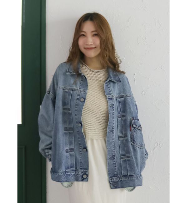 Ungrid「モチーフデザインメッシュロングスリーブTee」|Tシャツ・カットソー|