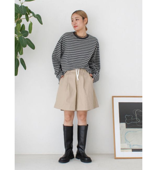 Ungrid「マルチボーダーロングスリーブTee」|Tシャツ・カットソー|