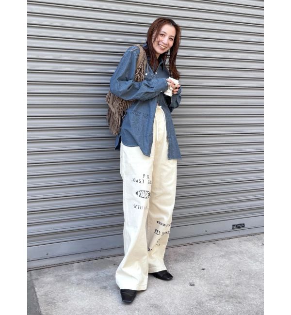 Ungrid「PAYDAY別注 ステンシルデザインシャツ」|シャツ・ブラウス|