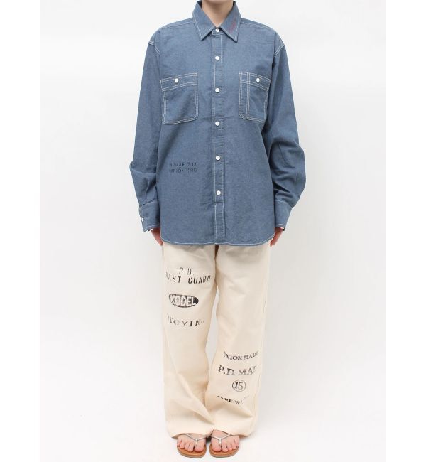 Ungrid「PAYDAY別注 ステンシルデザインシャツ」|シャツ・ブラウス|