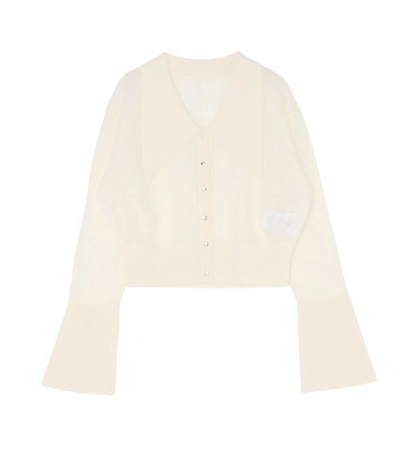 LAGUNAMOON「シアージャガードカーデニットプルオーバー」|ニット・セーター|