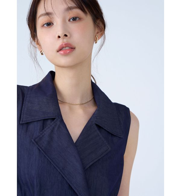 LAGUNAMOON「アシメヘムトレンチワンピース」|ワンピース|