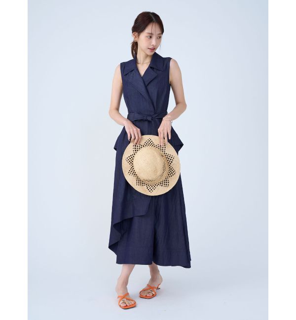 LAGUNAMOON「アシメヘムトレンチワンピース」|ワンピース|