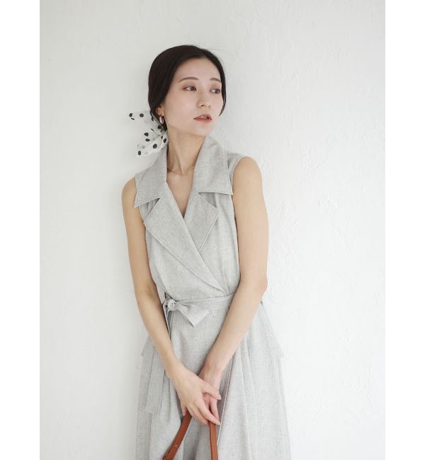 LAGUNAMOON「アシメヘムトレンチワンピース」|ワンピース|