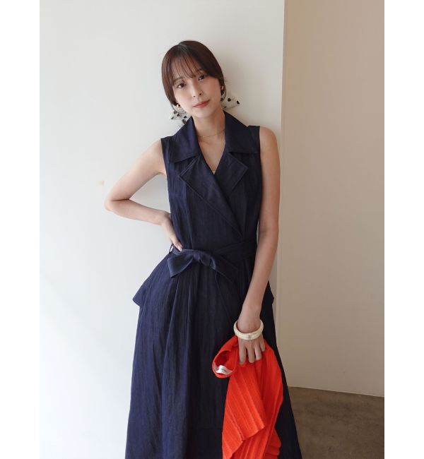 LAGUNAMOON「アシメヘムトレンチワンピース」|ワンピース|