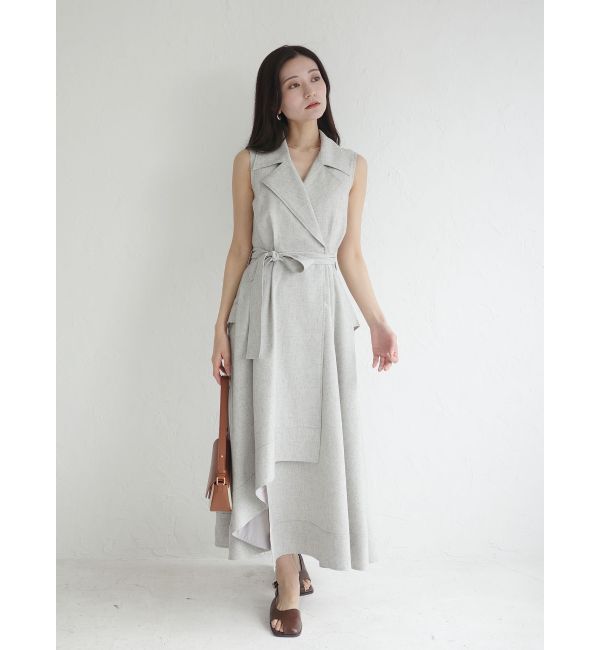 LAGUNAMOON「アシメヘムトレンチワンピース」|ワンピース|