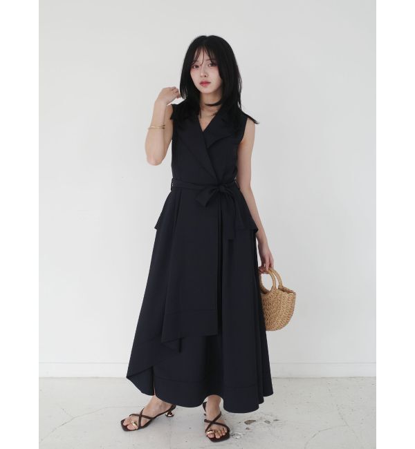 LAGUNAMOON「アシメヘムトレンチワンピース」|ワンピース|