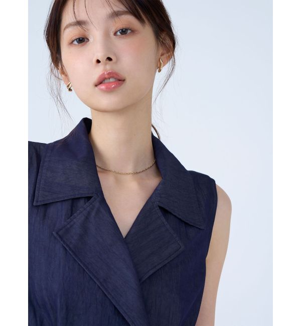 LAGUNAMOON「アシメヘムトレンチワンピース」|ワンピース|