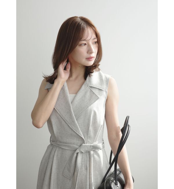 LAGUNAMOON「アシメヘムトレンチワンピース」|ワンピース|