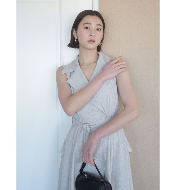 LAGUNAMOON「アシメヘムトレンチワンピース」|ワンピース|