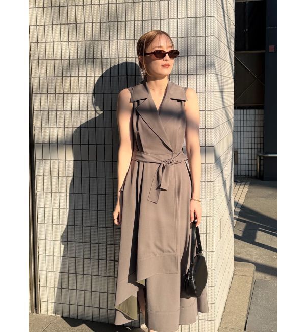 LAGUNAMOON「アシメヘムトレンチワンピース」|ワンピース|