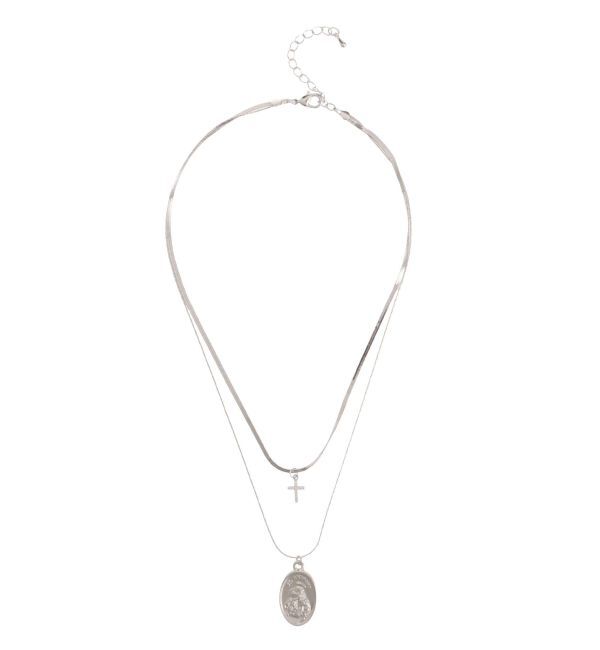 EVRIS「COIN CHARM MOTIF 2連 ネックレス」|ネックレス|