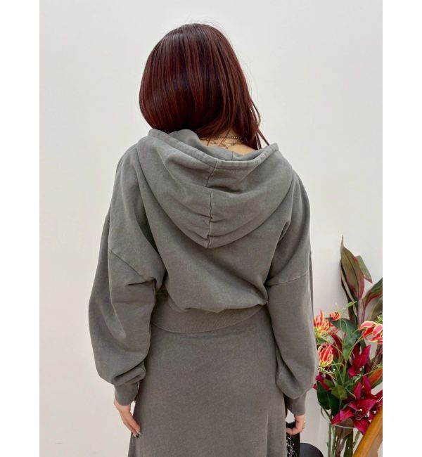 EVRIS「ワンポイントロゴショートパーカー【セットアップ着用可能】」|パーカー|