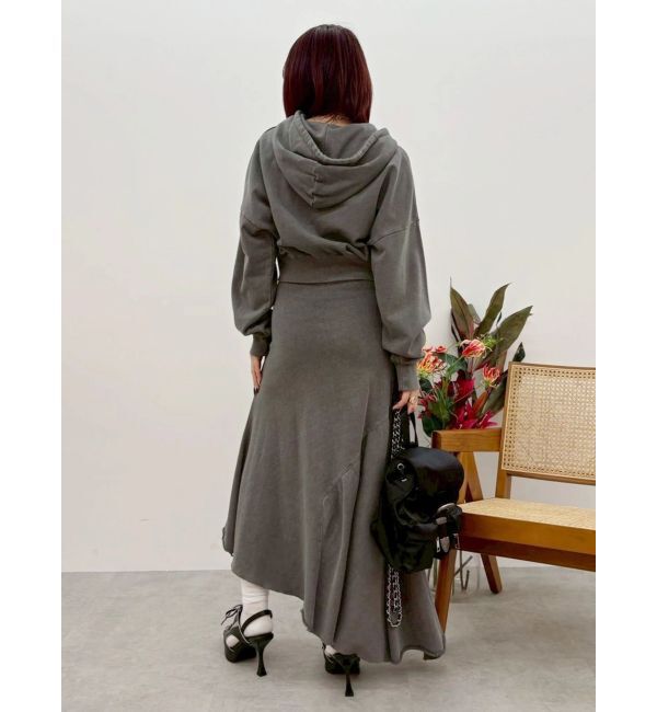 EVRIS「ワンポイントロゴショートパーカー【セットアップ着用可能】」|パーカー|