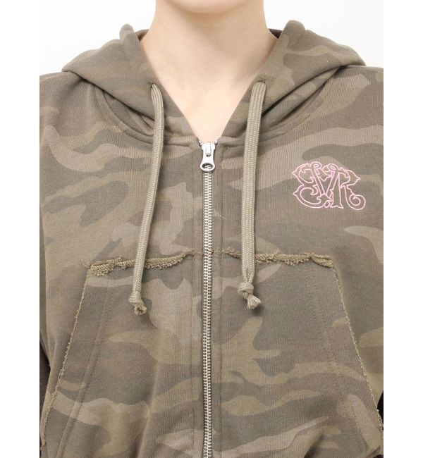 EVRIS「ワンポイントロゴショートパーカー【セットアップ着用可能】」|パーカー|