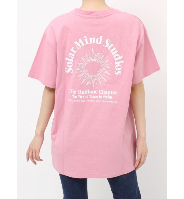 EVRIS「SOLAR MIND STUDIOS BIG Tシャツ」|Tシャツ・カットソー|ピンク