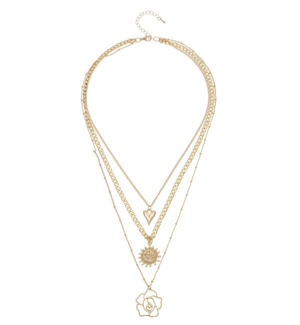 EVRIS「RANDOM CHAIN 3連 ネックレス」|ネックレス|