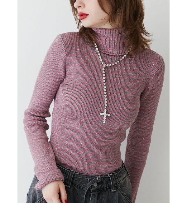 jouetie「ベーシックカラータートルニット」|ニット・セーター|