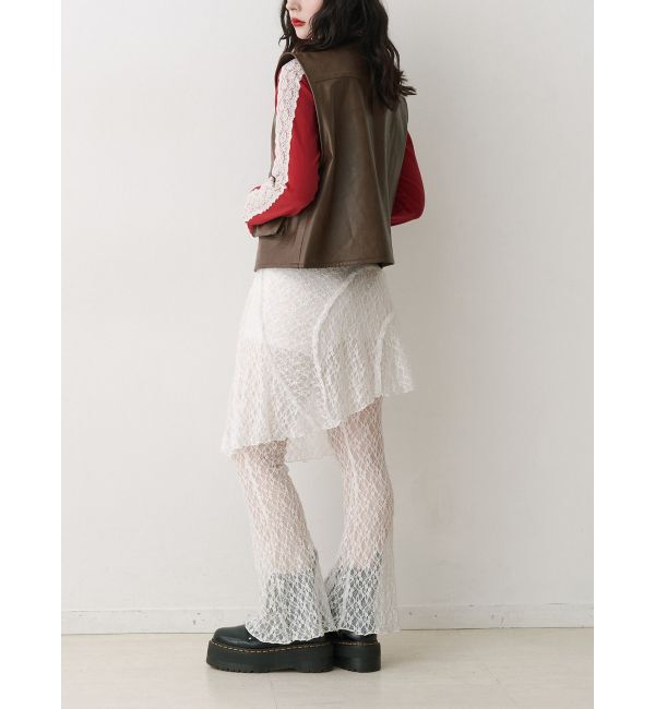 jouetie「フェイクレザーフィッシングベスト」|その他|