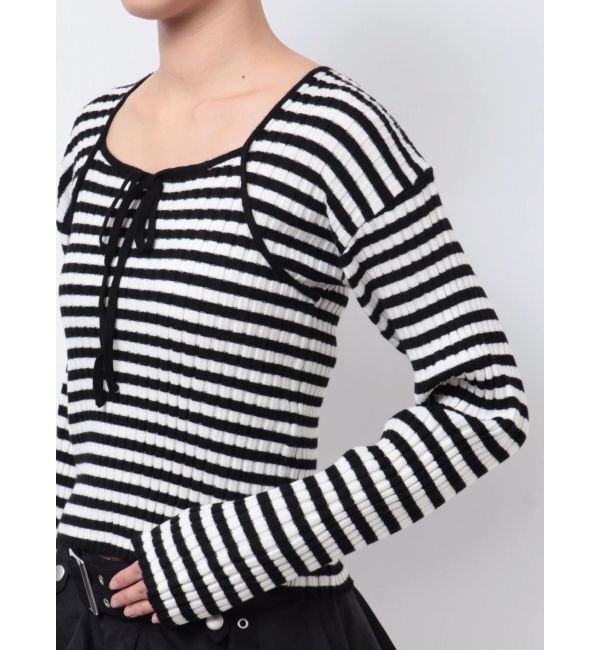 jouetie「ネックリボンニット」|ニット・セーター|