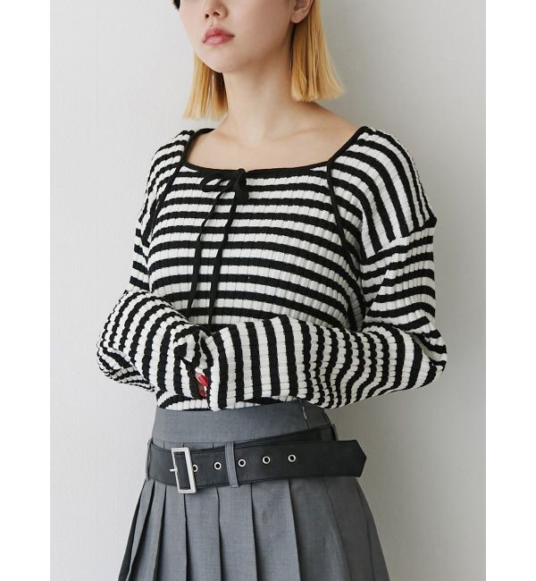 jouetie「ネックリボンニット」|ニット・セーター|