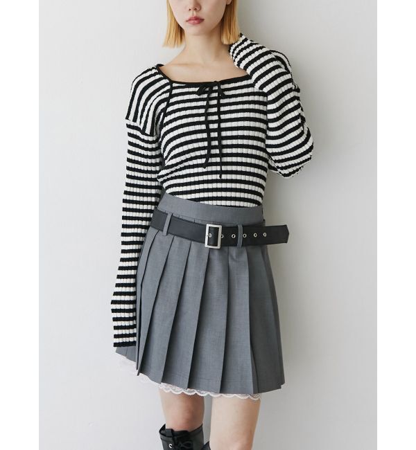 jouetie「ネックリボンニット」|ニット・セーター|