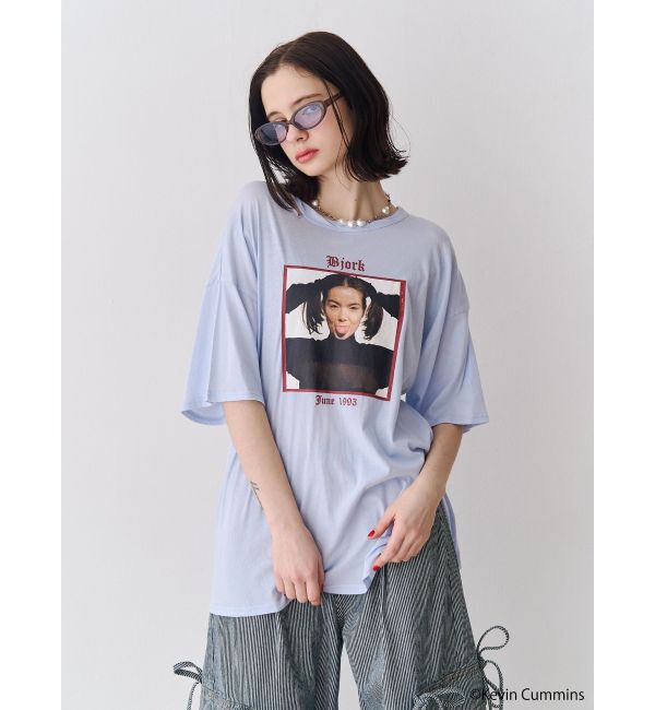 jouetie「【KevinCummins&times;PosTokyo】Big Tee」|タンクトップ|ブルー