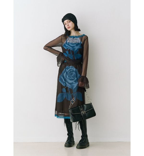 jouetie「ローズシアーミドルスカート」|スカート|