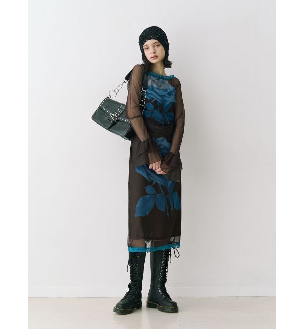 jouetie「ローズシアーミドルスカート」|スカート|