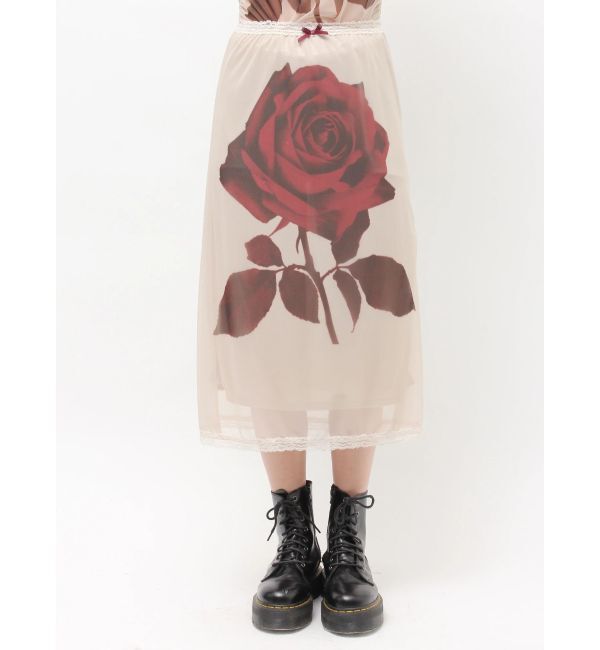 jouetie「ローズシアーミドルスカート」|スカート|