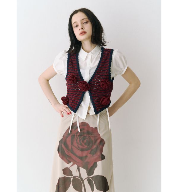 jouetie「ローズシアーミドルスカート」|スカート|