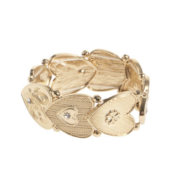 jouetie「ハートコンチョブレス」|ブレスレット・バングル|ゴールド