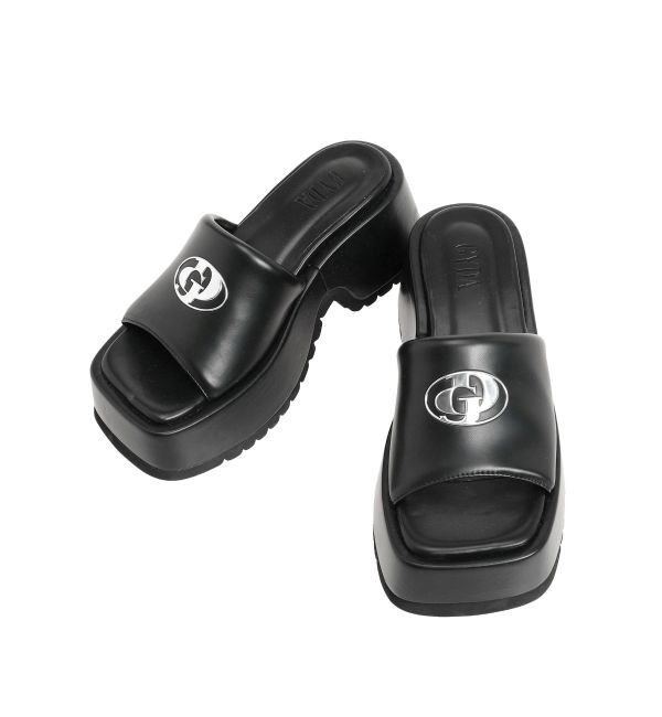 GYDA「GDmetallic ボリュームソールサンダル【WEB限定】」|サンダル|