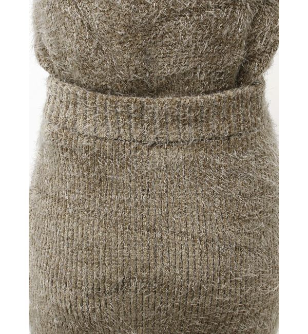 GYDA「シャギーニットタイトミニスカートライクショートパンツ」|スカート|