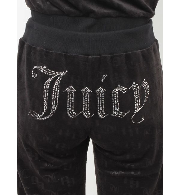 GYDA「GYDA&times;Juicy Couture GG JC Emboss Big Bling Velour Track Pants」|その他|