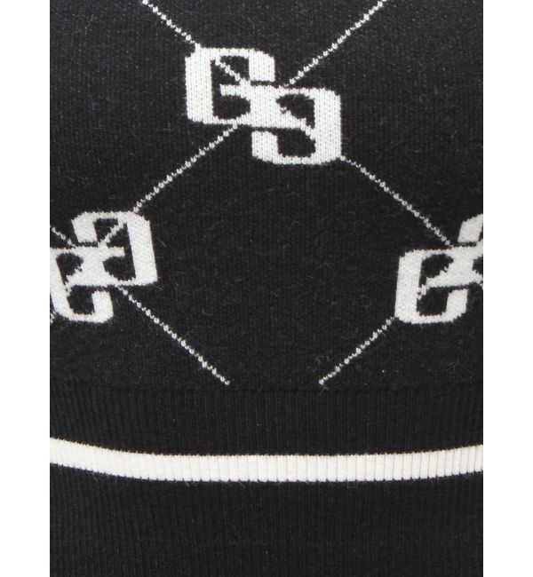 GYDA「GG FRONT OPENニットワンピース」|ワンピース|