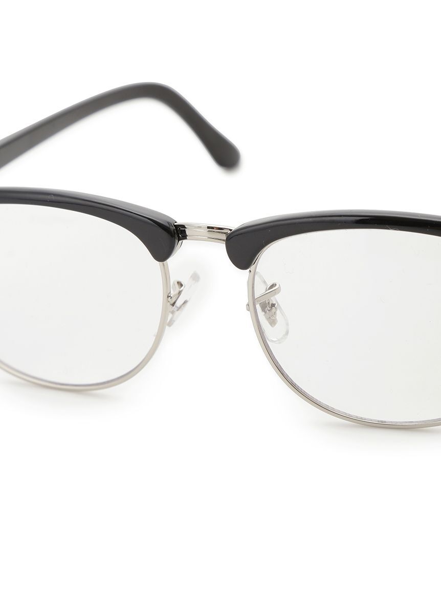 Mila Owen「ハーフリムフレームダテメガネ」|メガネ|