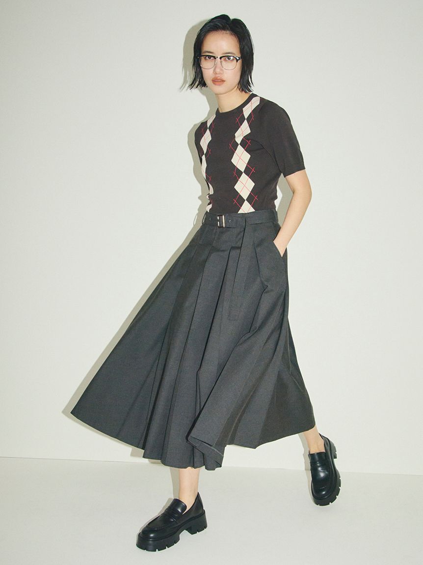 Mila Owen「ハーフリムフレームダテメガネ」|メガネ|