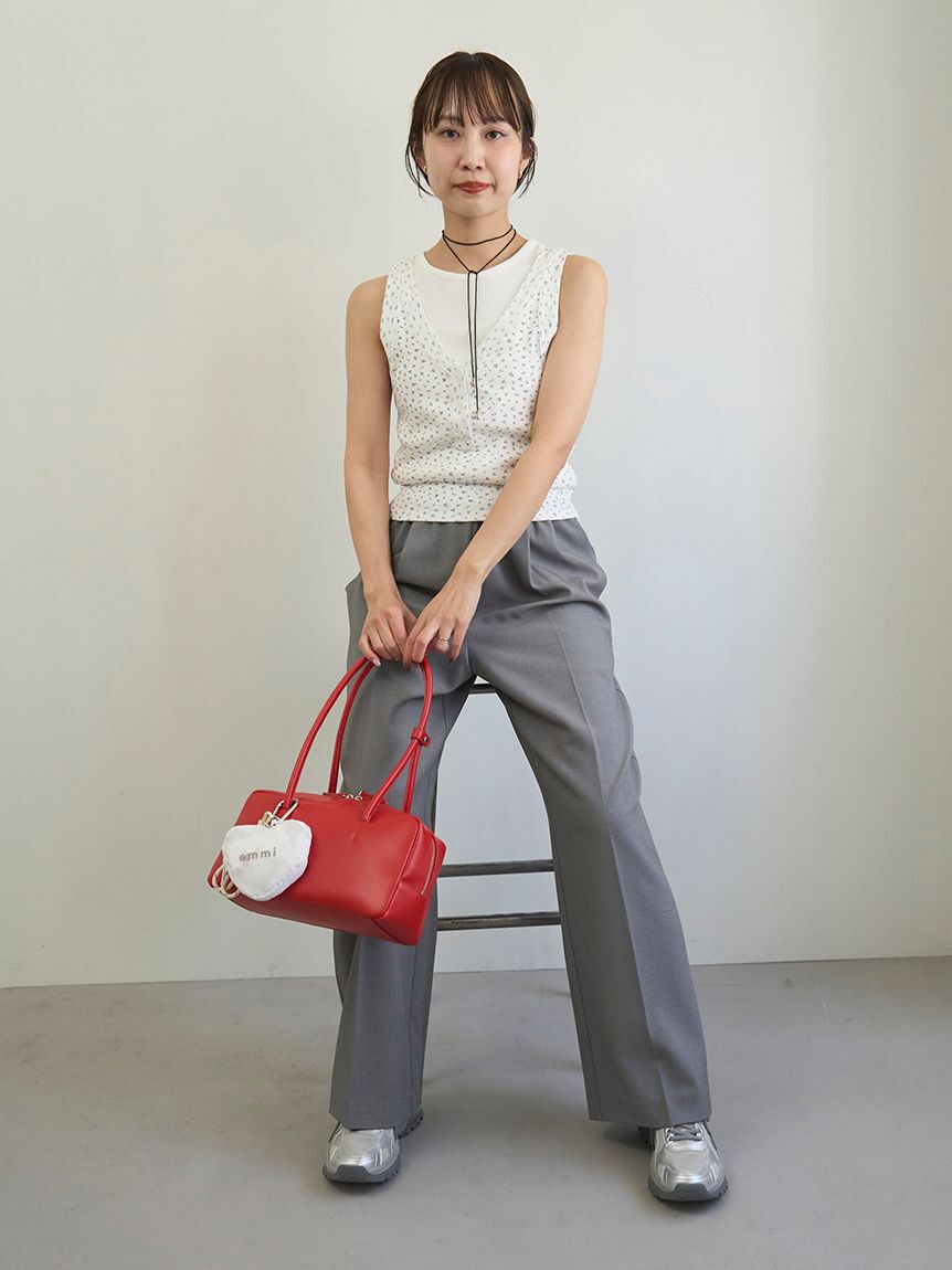 emmi atelier「レザーボストンバッグ」|ボストンバッグ|