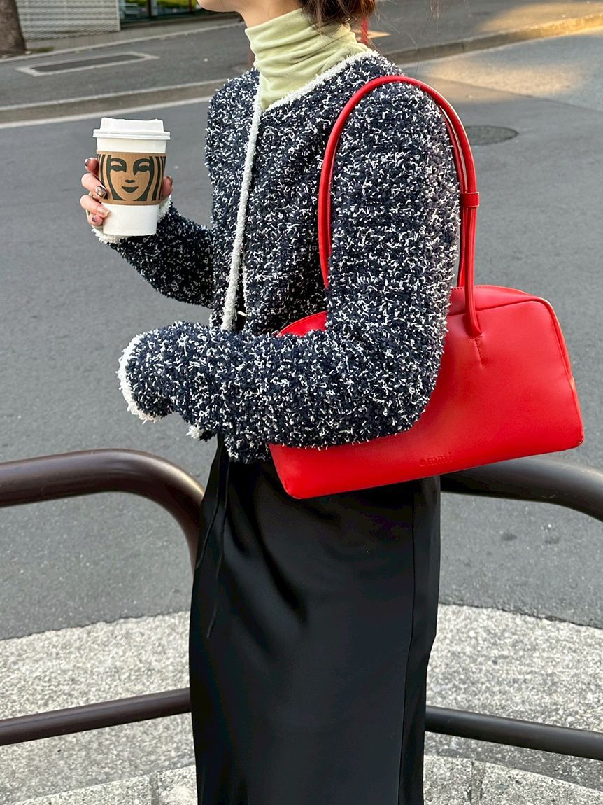 emmi atelier「レザーボストンバッグ」|ボストンバッグ|