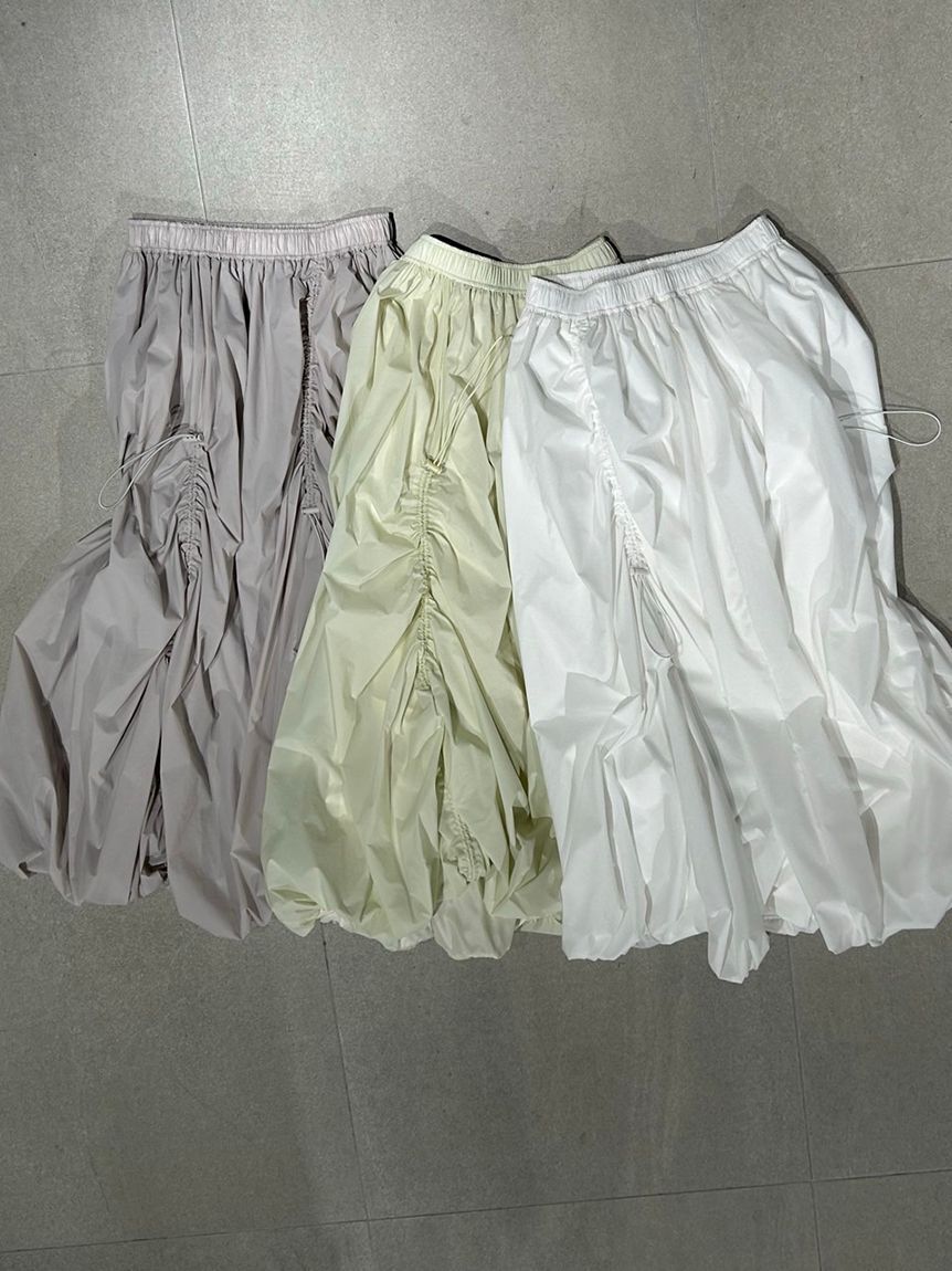 emmi atelier「ドロストバルーンスカート/撥水」|スカート|