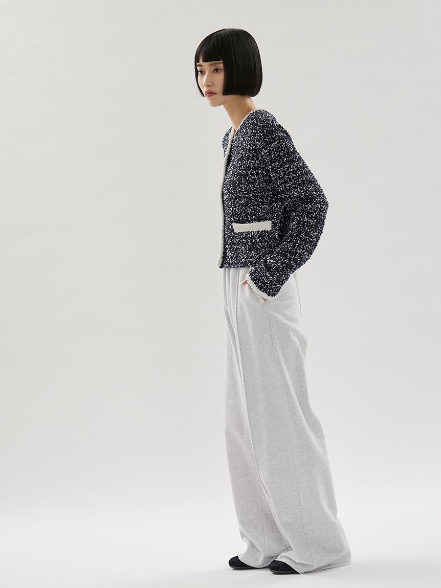 emmi atelier「スウェットワイドパンツ【セットアップ対応】」|チノ|