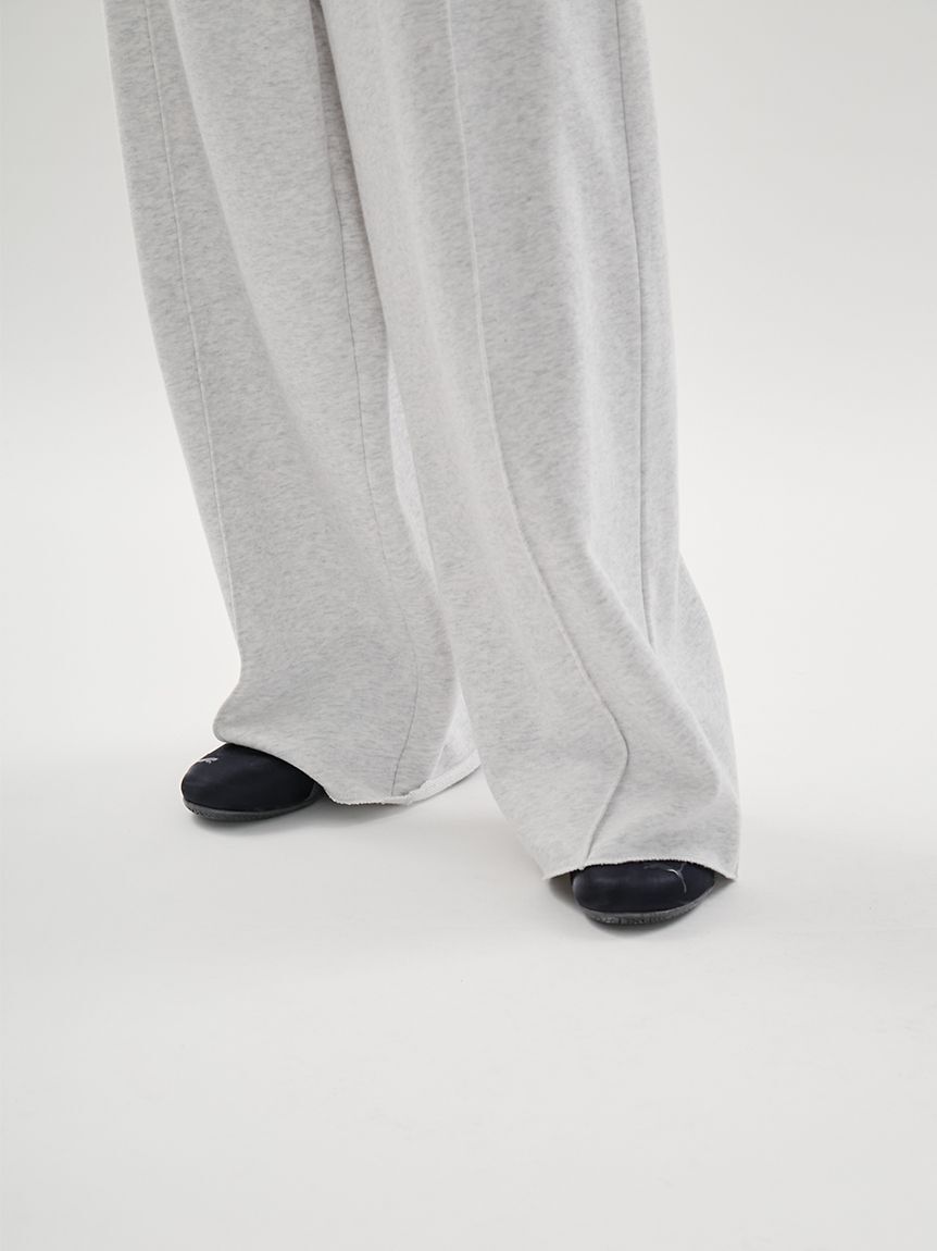 emmi atelier「スウェットワイドパンツ【セットアップ対応】」|チノ|