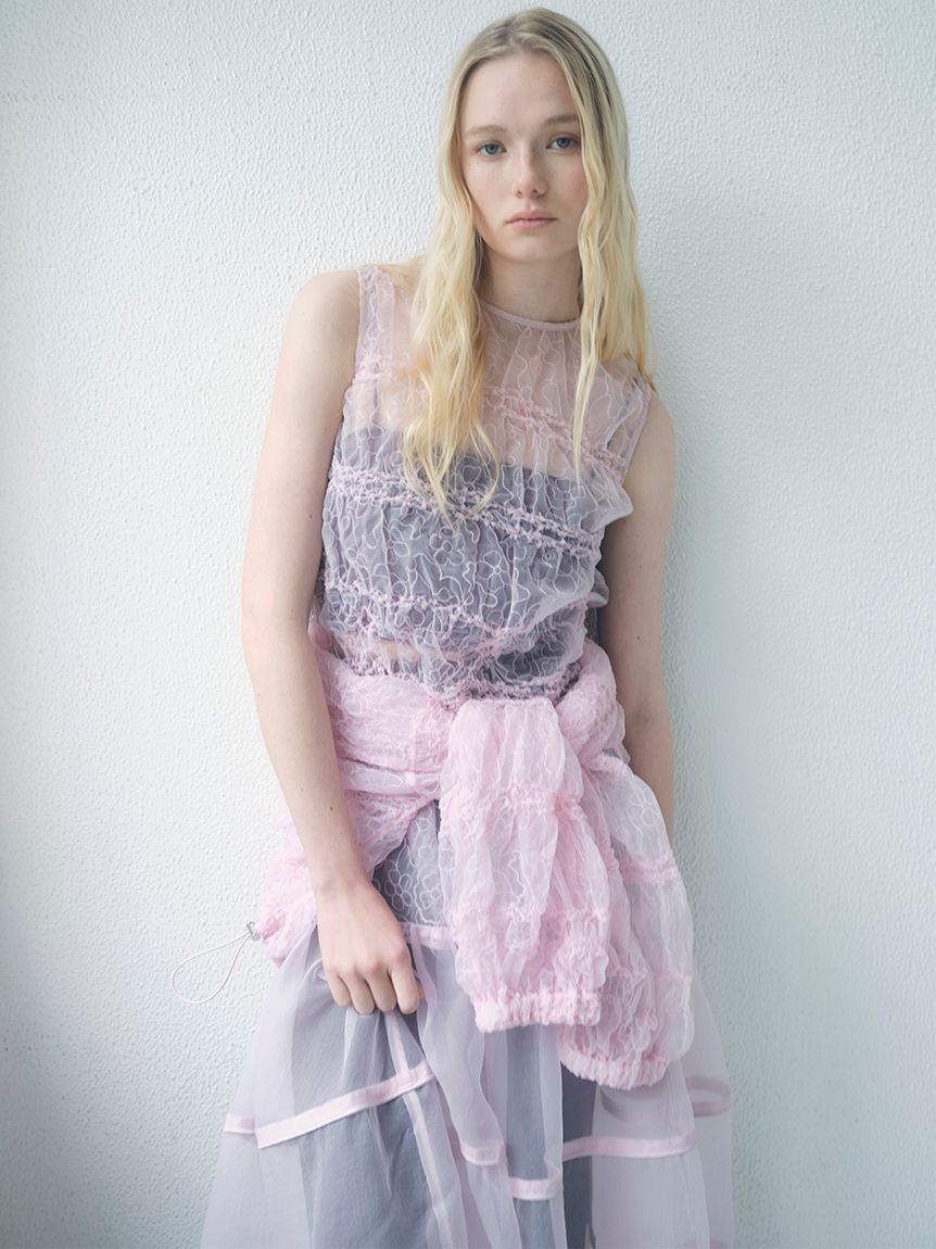 emmi atelier「フラワーエンブロイダリーブルゾン【セットアップ対応】」|ブルゾン・スタジャン|