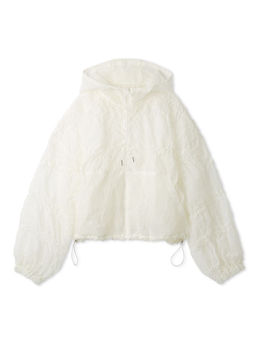 emmi atelier「フラワーエンブロイダリーブルゾン【セットアップ対応】」|ブルゾン・スタジャン|