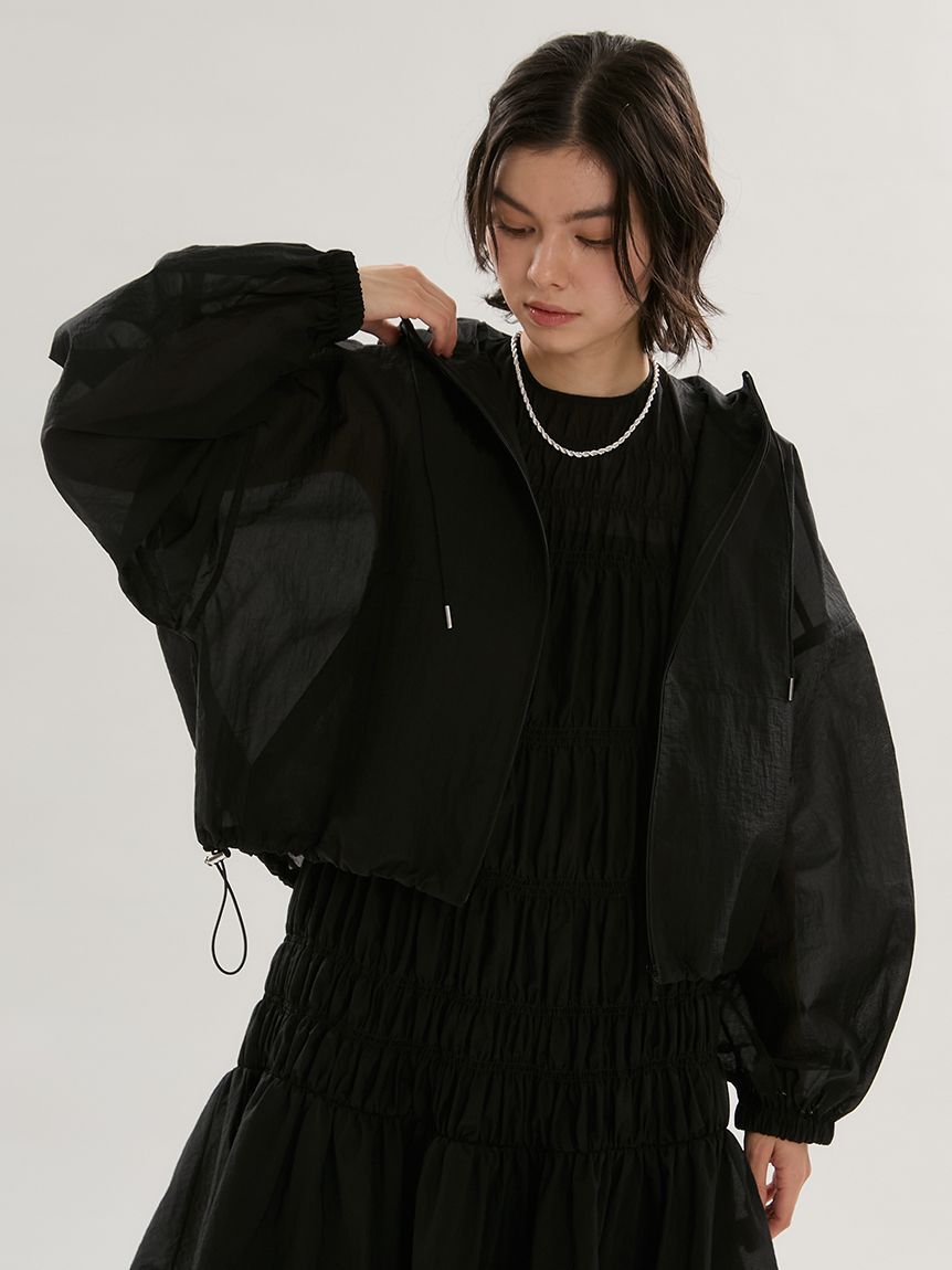 emmi atelier「シアーナイロンブルゾン【セットアップ対応】」|ブルゾン・スタジャン|