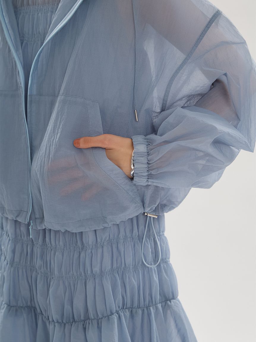 emmi atelier「シアーナイロンブルゾン【セットアップ対応】」|ブルゾン・スタジャン|