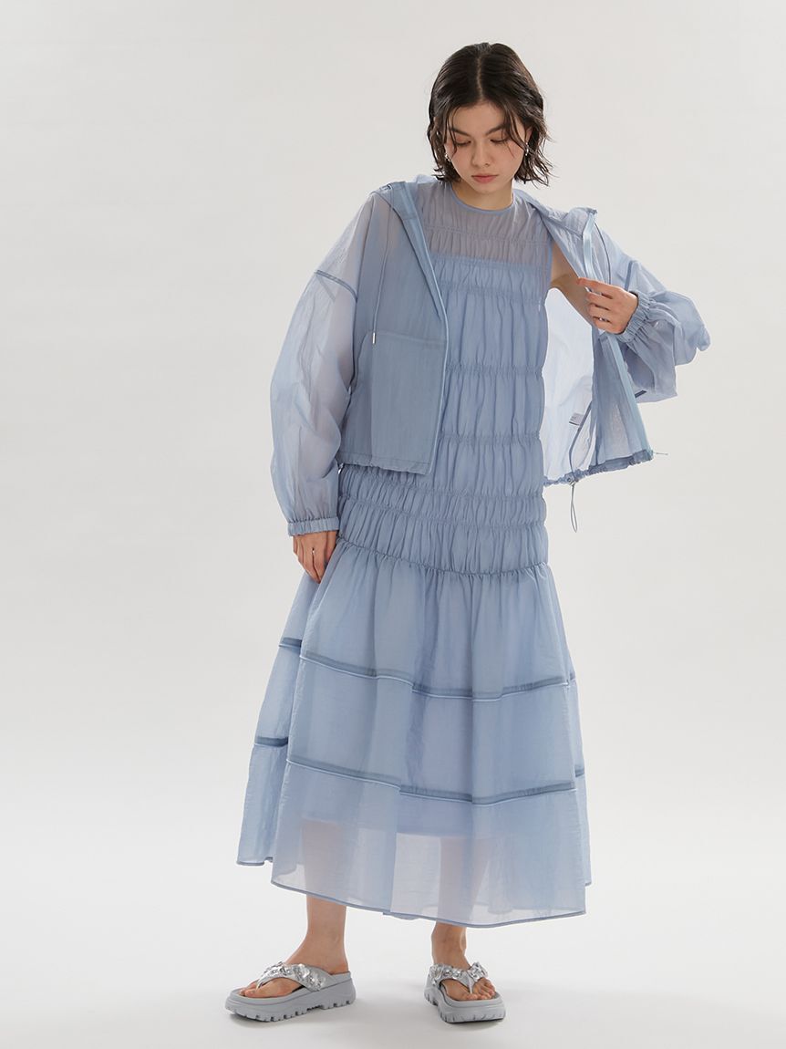 emmi atelier「シアーナイロンブルゾン【セットアップ対応】」|ブルゾン・スタジャン|