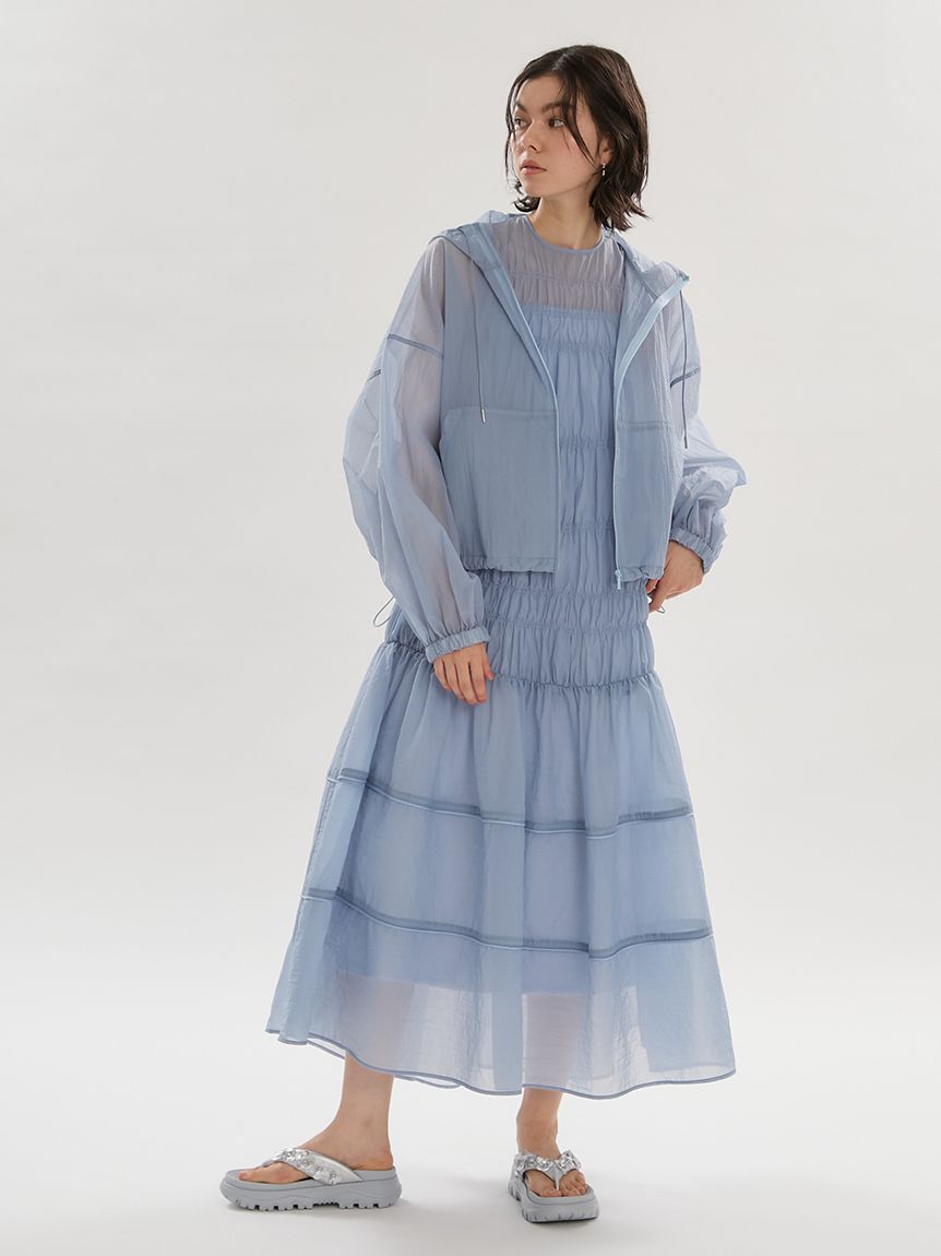 emmi atelier「シアーナイロンブルゾン【セットアップ対応】」|ブルゾン・スタジャン|