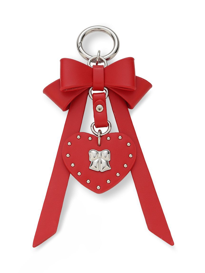 FURFUR「【限定カラー】リボンカシメバッグチャーム」|キーケース|